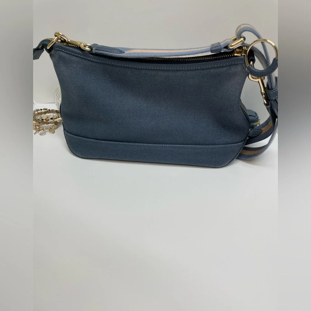 Coach Ellis Crossbody Bag with Gold Accents Color Midnight Blue - Picture 2 of 12